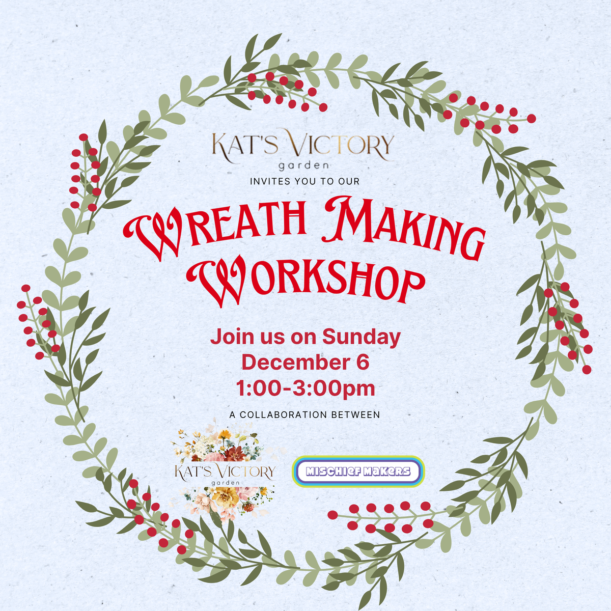 Holiday Wreath Workshop